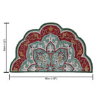 Avioni Home Floor Mats in Beautiful Rangoli Modern Petals Design | Anti Slip, Durable & Washable | Outdoor & Indoor