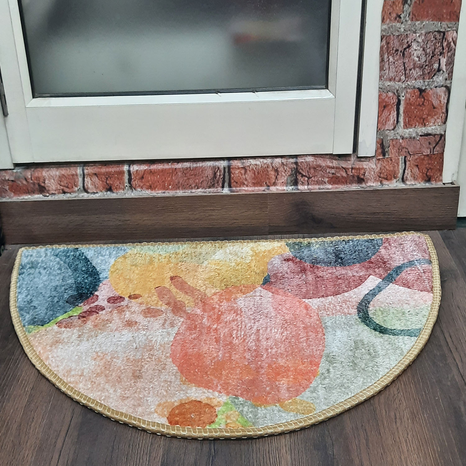 Avioni Home Floor Mats in Beautiful Boho Abstract Design | Anti Slip, Durable & Washable | Outdoor & Indoor