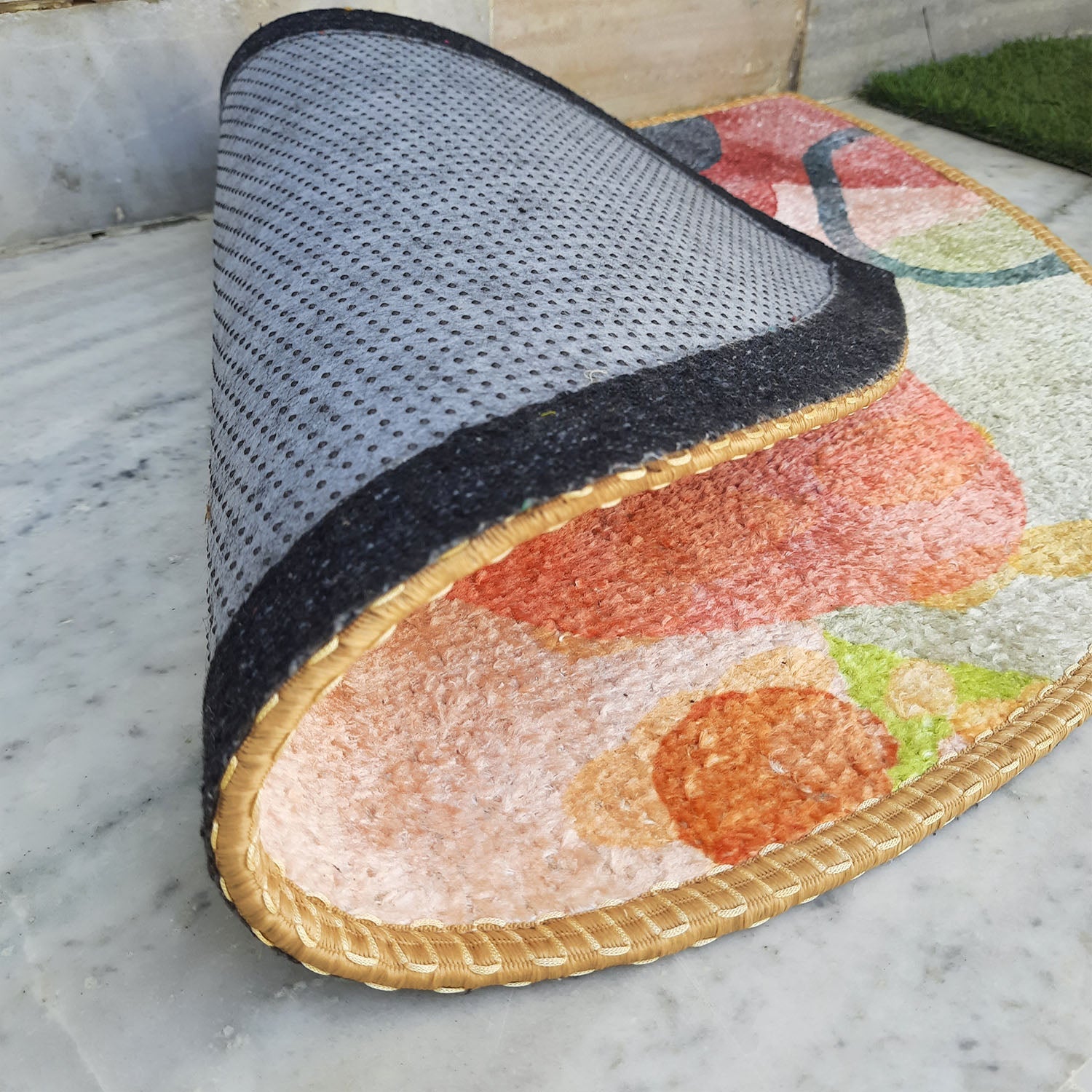 Avioni Home Floor Mats in Beautiful Boho Abstract Design | Anti Slip, Durable & Washable | Outdoor & Indoor