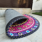 Avioni Home Floor Mats in Beautiful Traditional Rangoli Design | Anti Slip, Durable & Washable | Outdoor & Indoor