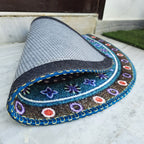 Avioni Home Floor Mats in Beautiful Traditional Rangoli Design | Anti Slip, Durable & Washable | Outdoor & Indoor