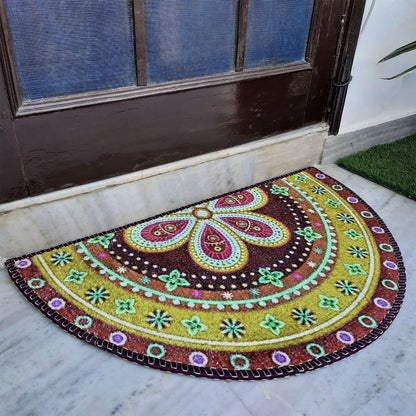 Avioni Home Floor Mats in Beautiful Traditional Rangoli Design