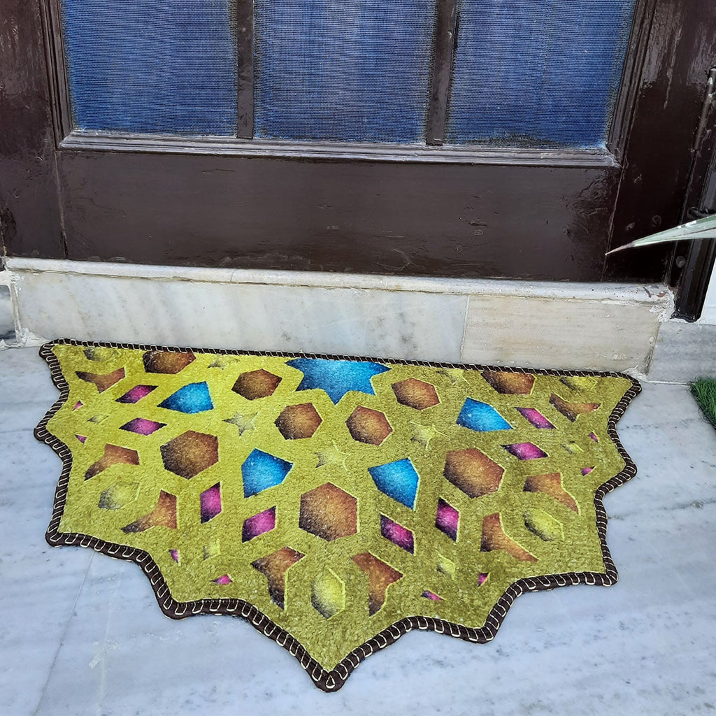 Avioni Home Floor Mats in Beautiful Persian Cutout Design | Anti Slip, Durable & Washable | Outdoor & Indoor