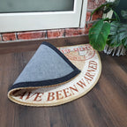 Avioni Home Floor Mats in Modern Design with a Fun Warning Message  | Anti Slip, Durable & Washable | Outdoor & Indoor
