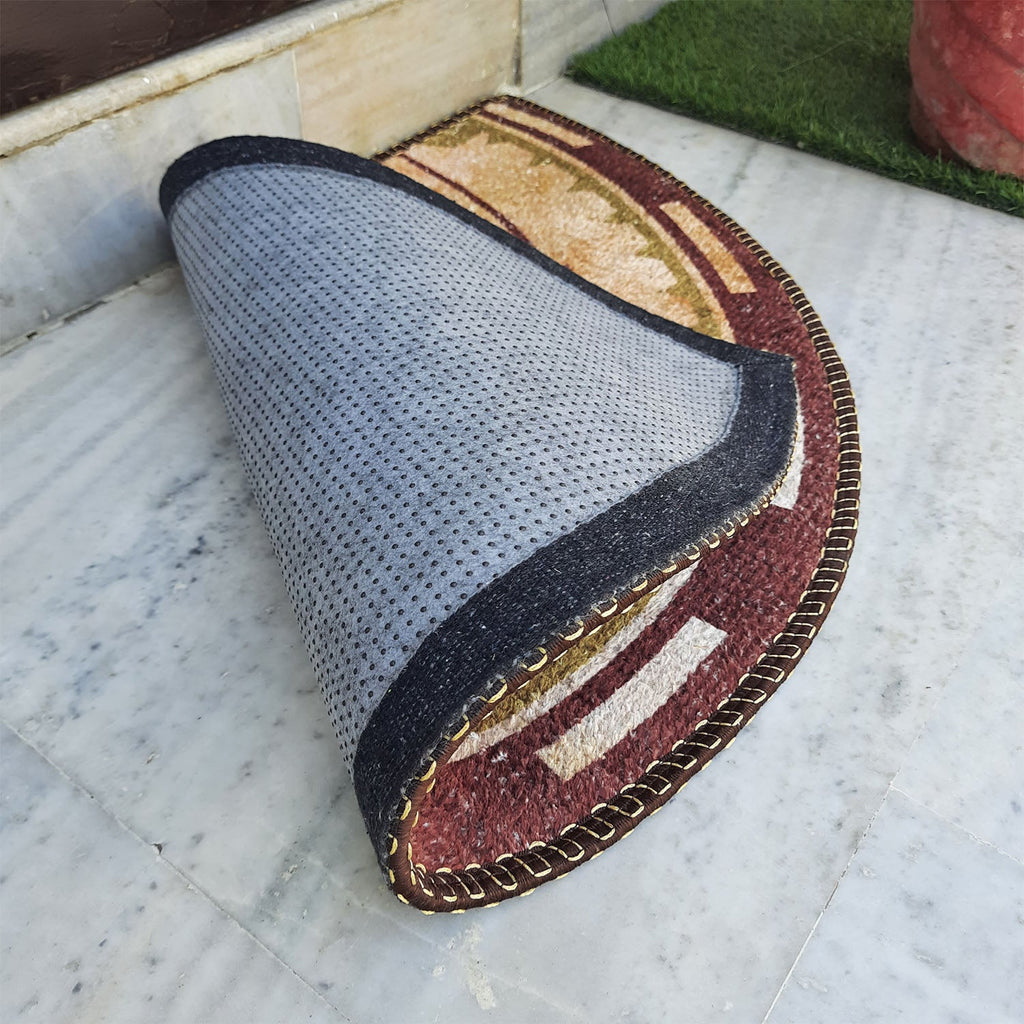 Avioni Home Floor Mat Modern Compass Design | Anti Slip, Durable & Washable | Outdoor & Indoor