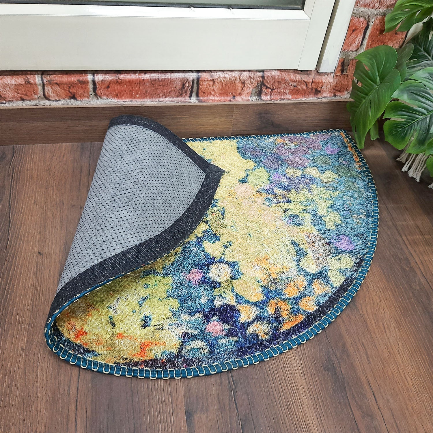 Avioni Home Floor Mats in Beautiful Colorful Abstract Design | Anti Slip, Durable & Washable | Outdoor & Indoor