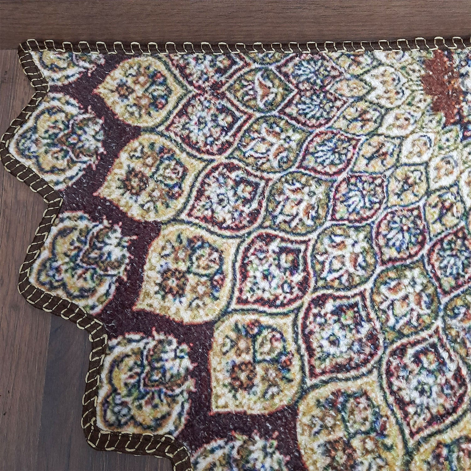 Avioni Home Floor Mats in Beautiful Traditional Persian Cutout Design | Anti Slip, Durable & Washable | Outdoor & Indoor