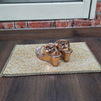 SET OF FOUR | Avioni SlipToGrip Universal Doormat | 35cm x 55 cm | Anti Slip, Durable & Washable | Outdoor & Indoor