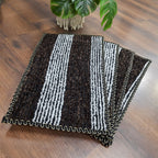 SET OF FOUR | Avioni SlipToGrip Universal Doormat | Coffee, Size 35cm x 55cm | Anti Slip, Durable & Washable | Outdoor & Indoor
