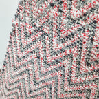 Avioni Lux Handloom Cotton Designer Durries- 90cm x 150cm (~3×5 Feet)- Red Multicolour