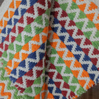 Avioni Lux Handloom Cotton Designer Multicolor Durries- 90cm x 150cm (~3×5 Feet)