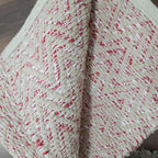 Avioni Lux Handloom Cotton Designer Durries- 90cm x 150cm (~3×5 Feet)- Red Multicolour