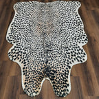 Avioni Home Faux Fur Exotic Animal Area Rug | Snow Leopard Print-150cm x 200cm