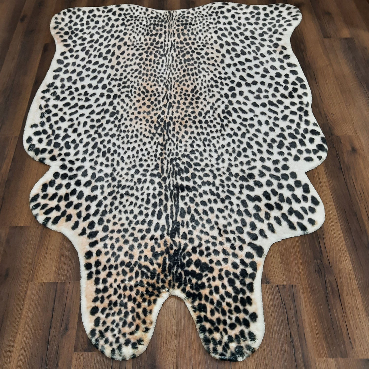 Avioni Home Faux Fur Exotic Animal Area Rug | Snow Leopard Print-150cm x 200cm