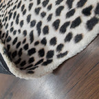 Avioni Home Faux Fur Exotic Animal Area Rug | Snow Leopard Print-150cm x 200cm