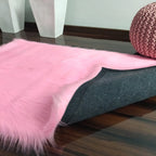 Soft Shaggy Rugs – Fluffy Rug- Faux Fur – Pink Premium Long Fur – Avioni Carpets
