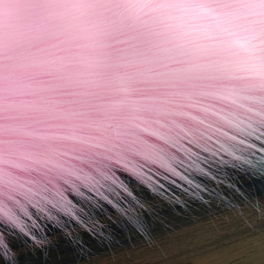 Soft Shaggy Rugs – Fluffy Rug- Faux Fur – Pink Premium Long Fur – Avioni Carpets