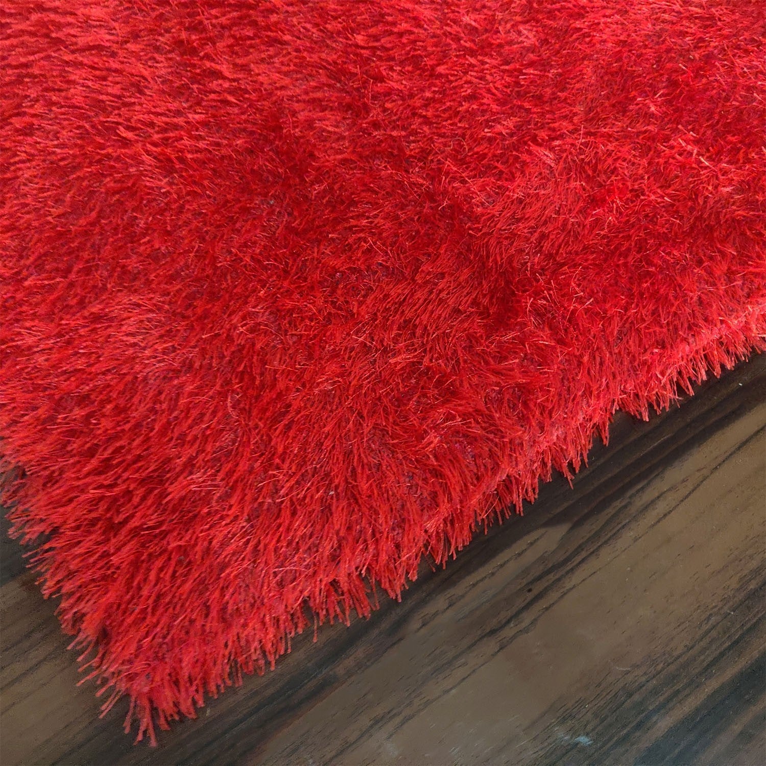 Super Saver Deal-Avioni Fur Carpets for Living Room – Red Colour-90cm x 150cm (~3×5 Feet)